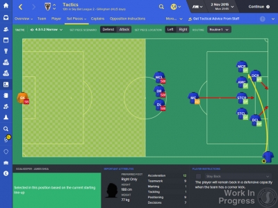 Screen ze hry Football Manager 2016