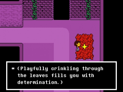 Screen ze hry Undertale