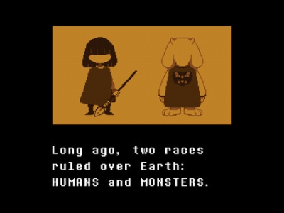 Screen ze hry Undertale