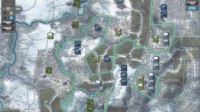 Screen ze hry Battle of the Bulge