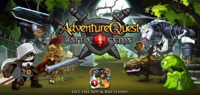 Artwork ke he AdventureQuest: Battle Gems