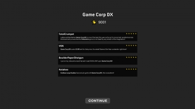 Screen ze hry Game Corp DX