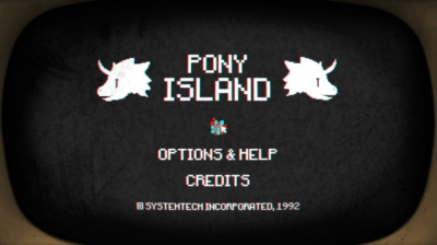 Artwork ke he Pony Island