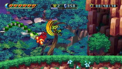 Screen ze hry Freedom Planet 2