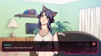 Screen ze hry A Wild Catgirl Appears!