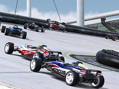 Screen ze hry TrackMania Nations: Electronic Sports World Cup Edition