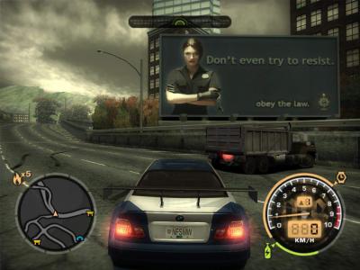 Screen ze hry Need for Speed: Most Wanted