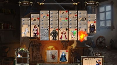 Screen ze hry Legends of Solitaire: Curse of the Dragons