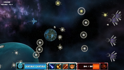 Screen ze hry Asteroid Bounty Hunter