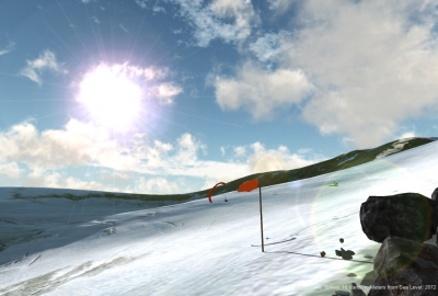 Screen ze hry 3D Paraglider