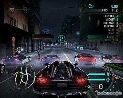 Screen Need for Speed Carbon