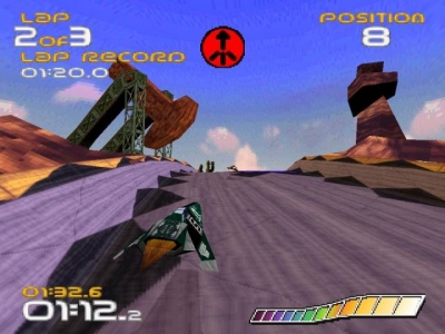 Screen ze hry WipEout