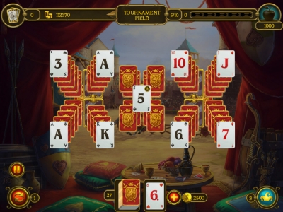 Screen ze hry Knight Solitaire