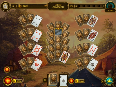 Screen ze hry Knight Solitaire