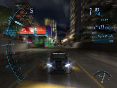 Screen ze hry Need for Speed Underground