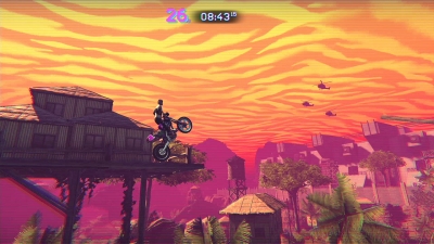 Screen ze hry Trials of the Blood Dragon