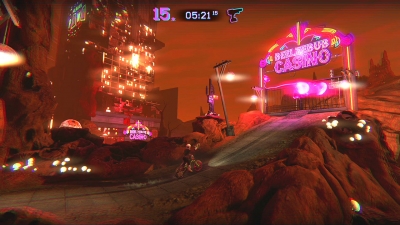 Screen ze hry Trials of the Blood Dragon