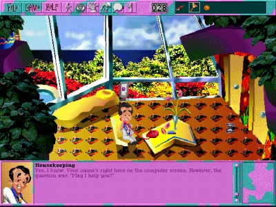Screen ze hry Leisure Suit Larry 6: Shape Up or Slip Out!
