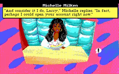 Screen ze hry Leisure Suit Larry 5: Passionate Patti does a little Undercover Work