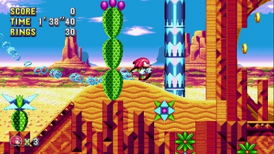 Screen ze hry Sonic Mania