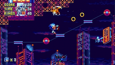 Screen ze hry Sonic Mania