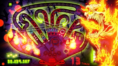 Screen ze hry Zombie Pinball