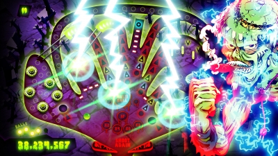 Screen ze hry Zombie Pinball