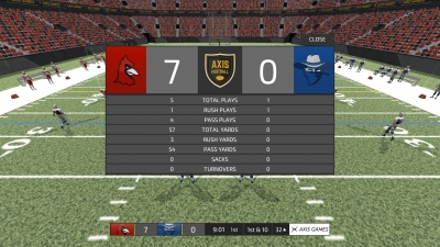 Screen ze hry Axis Football 2016