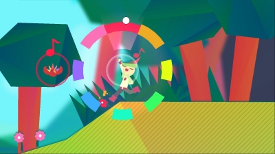 Screen ze hry Wandersong