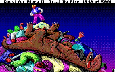 Screen ze hry Quest For Glory II: Trial By Fire
