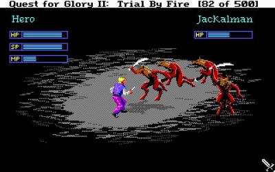 Screen ze hry Quest For Glory II: Trial By Fire