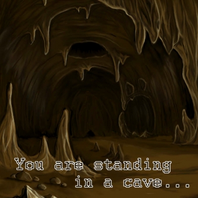 Artwork ke he You are standing in a cave...