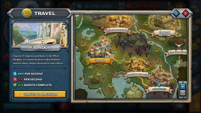 Screen ze hry RuneScape: Idle Adventures