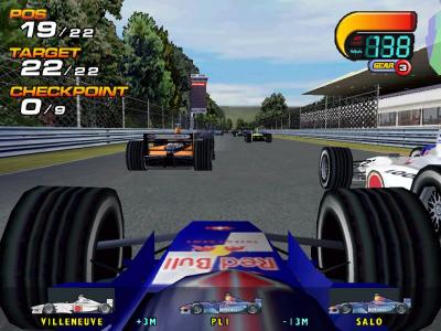 Screen ze hry F-1 World Grand Prix 2000