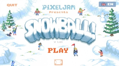 Screen ze hry Snowball!