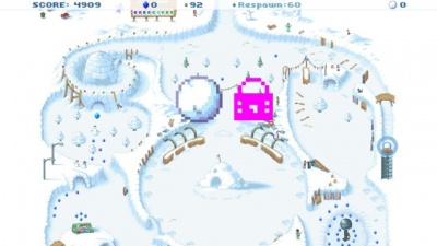 Screen ze hry Snowball!