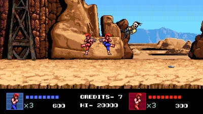 Screen ze hry Double Dragon IV