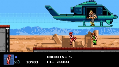 Screen ze hry Double Dragon IV