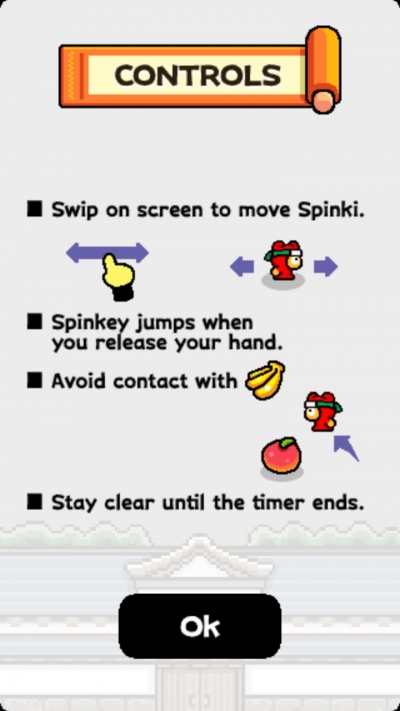 Screen ze hry Ninja Spinki Challenges!!