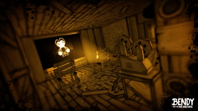 Screen ze hry Bendy and the Ink Machine