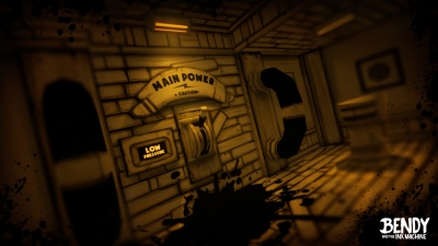 Screen ze hry Bendy and the Ink Machine