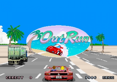 Screen ze hry OutRun