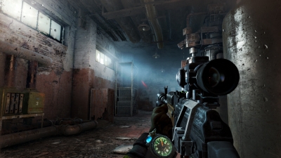 Screen ze hry Metro: Last Light Redux