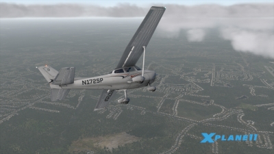 Screen ze hry X-Plane 11