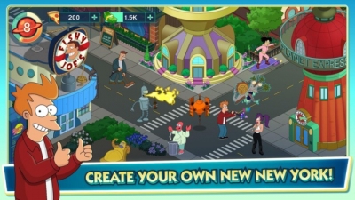 Artwork ke he Futurama: Worlds of Tomorrow