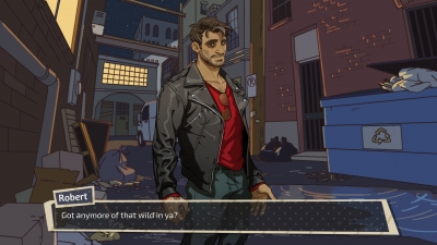 Screen ze hry Dream Daddy: A Dad Dating Simulator