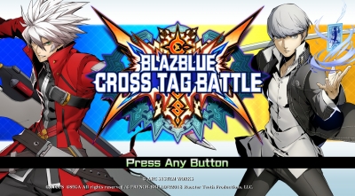 Screen ze hry BlazBlue Cross Tag Battle