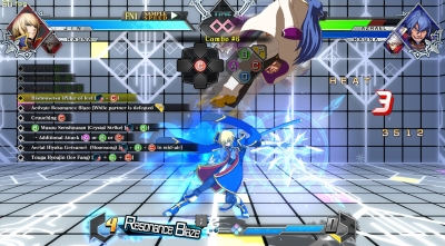 Screen ze hry BlazBlue Cross Tag Battle