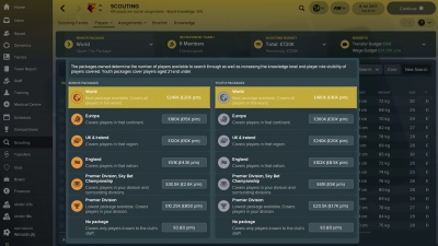 Screen ze hry Football Manager 2018