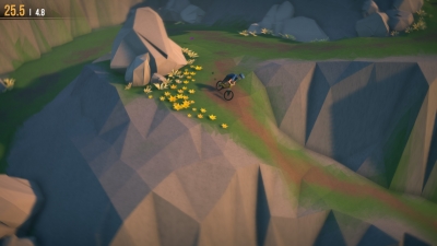 Screen ze hry Lonely Mountains: Downhill